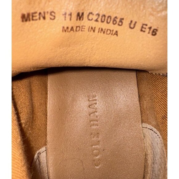 COLE HAAN Boots Men’s 9 M Brown Leather Lace Up Ankle High Top Chukka Boot Shoes main image 8